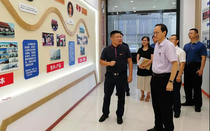 “不忘初心，牢記使命” 龍華區(qū)副區(qū)長陳建民蒞臨泰豪深圳公司調(diào)研指導(dǎo)工作