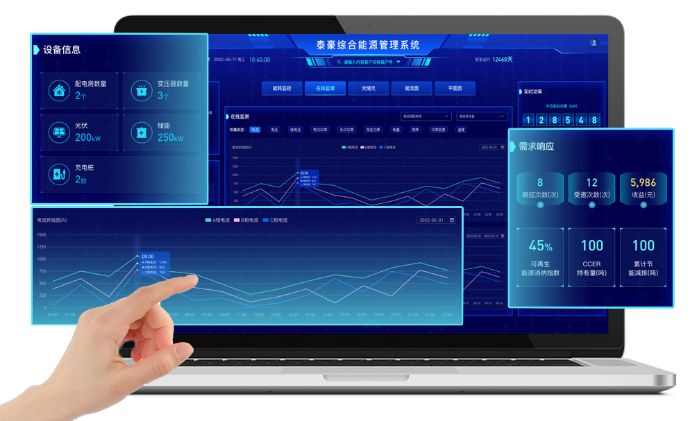 連續(xù)3年登榜！“泰豪綜合能源管理系統(tǒng)”入選“2022年度中國電氣工業(yè)數(shù)字化解決方案10強”(圖2)